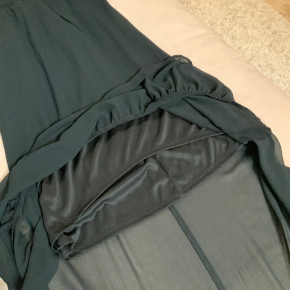 Wild Fable Black M High low Dress key hole front Minimalist Scandi Girl Normcore - Picture 7 of 8